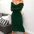 Elegantes Bodycon-Strickkleid für Damen – Lucia