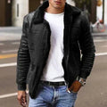 Gefütterte Winterjacke für Herren, warm und stilvoll – Lukas
