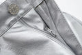 Trendige Damen-Metallic-Hose mit hoher Taille – Alissa