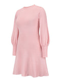 Modernes Damenkleid mit Ballonärmeln – Amalia