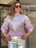 Eleganter Damenstrickpullover mit Farbverlauf - Camille