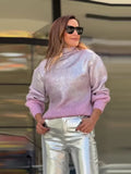 Eleganter Damenstrickpullover mit Farbverlauf - Camille
