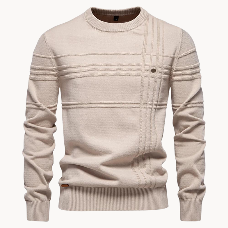 Eleganter karierter Pullover für Herren – Wilhelm
