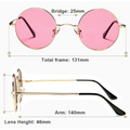 Retro Runde Sonnenbrille mit polarisierten Gläsern – NovaShade