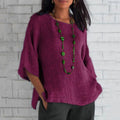 Leinen Bluse Damen mit Klassischer Passform – Annette