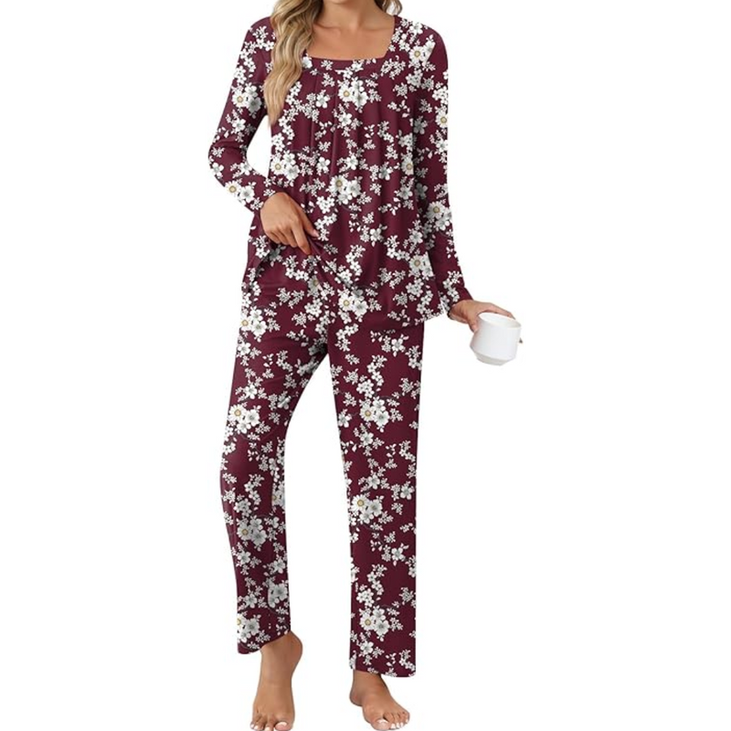 Pyjama Set Damen Bequem und Stilvoll – Leona