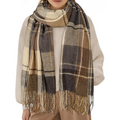 Kuschelig warm & stilvoll – CozyPlaid Oversized Winter Schal