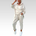 Zweiteiler Damen Set Elegant Bequem Alltag Look – Emilia