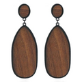 Holz Tropfen Ohrringe Boho Chic Schmuck – Lena