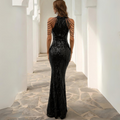 Pailletten Meerjungfrau Ballkleid für Damen – Sophia