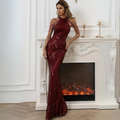 Pailletten Meerjungfrau Ballkleid für Damen – Sophia