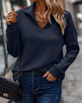 Stilvoller V-Ausschnitt Pullover für Damen - Seraphina