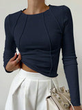 Langarmshirt Damen Elegant Hypoallergen Figurbetont – Anna