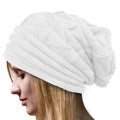 Strickmütze aus Wolle und Baumwolle – Damen