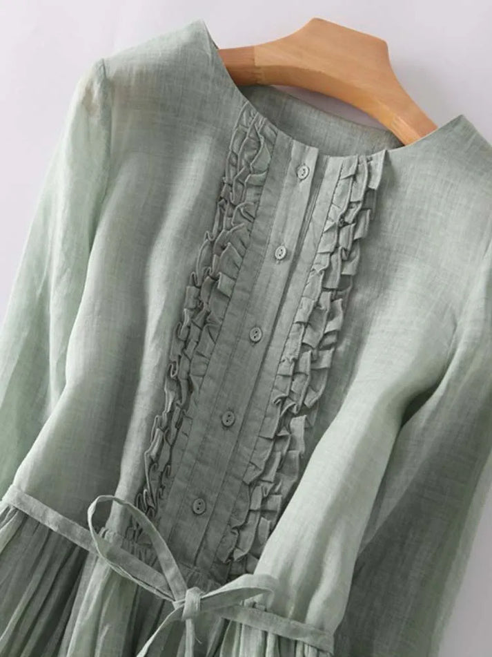 Luftiges Kleid mit Spitze für Damen – Clara