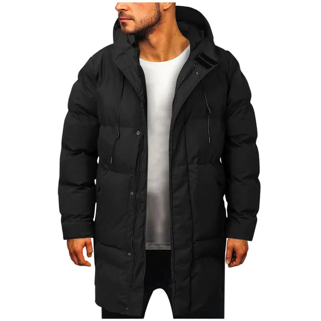 Lange Winterjacke für Herren, warm & wasserabweisend – Lukas