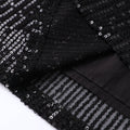 Glitzerndes Partykleid mit Gürtel, knielang – Anna