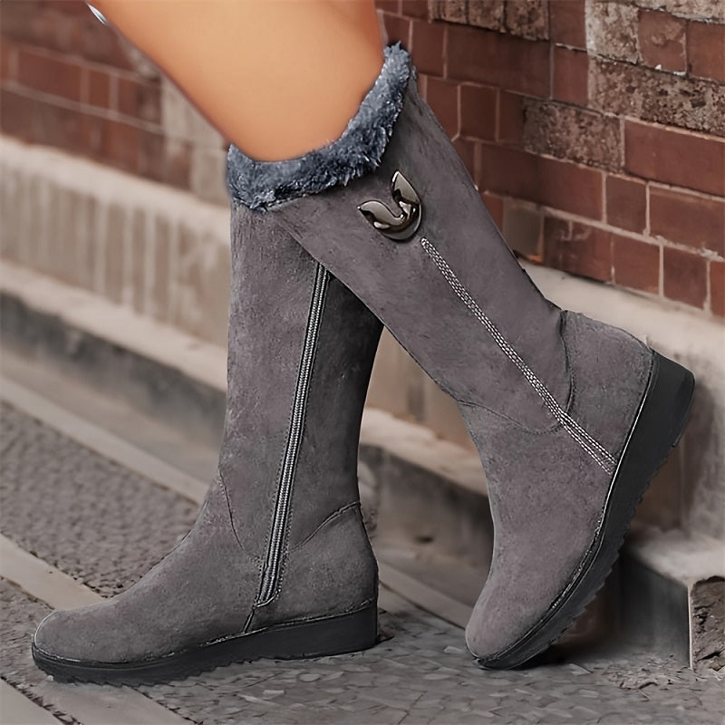 Bequeme Winterstiefel mit Stil und rutschfester Sohle – Lisbeth