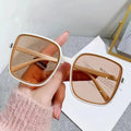 Quadratische Oversized Sonnenbrille für Damen – Larissa