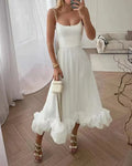 Festliches Midi-Kleid mit femininer Passform – Alessia