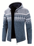 Stylischer Kapuzenpullover mit Karomuster für Herren – Joachim