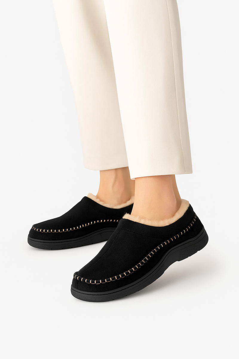 Slip-On Hausschuhe für Herren aus atmungsaktivem Stoff – Slof