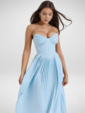 Fließendes Maxikleid Elegant Sommer Hochzeit – Amélie