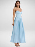 Fließendes Maxikleid Elegant Sommer Hochzeit – Amélie