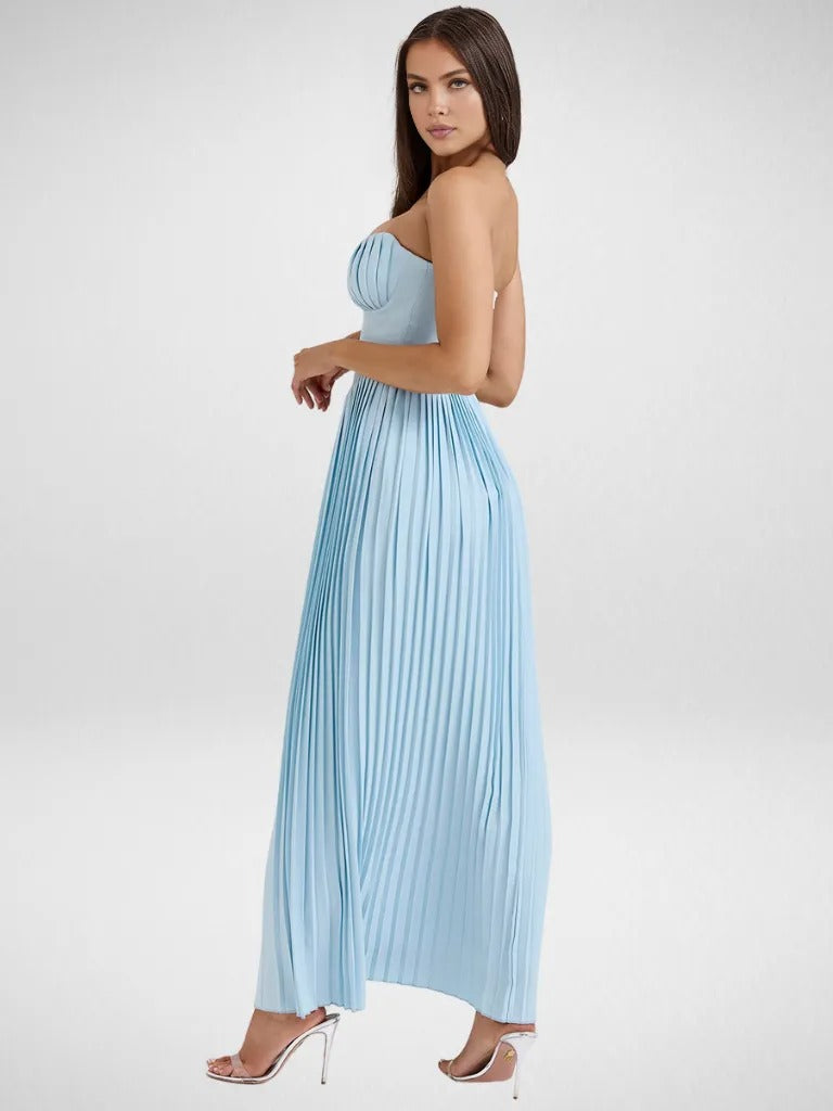 Fließendes Maxikleid Elegant Sommer Hochzeit – Amélie