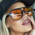 Große Retro Sonnenbrille mit UV-Schutz – Lena