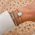 Geburtsstein Armband aus Sterling Silber vergoldet – Astralia