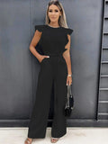 Bequemer Jumpsuit mit verstellbaren Trägern für Damen – Noelle