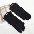 Wildlederhandschuhe mit Kaschmirfutter für Damen – Sophie