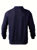 Weicher, warmer Pullover mit geometrischem Design – Falk