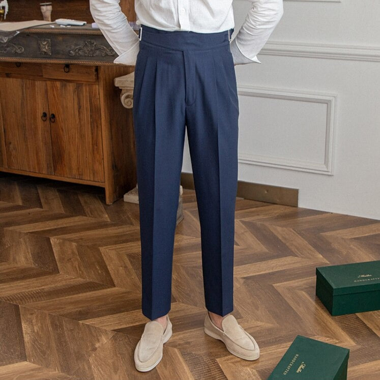 Elegante Herren-Stoffhose mit verstellbarer Schnalle – Lukas