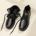 Herren Schnürstiefel Vintage Leder mit Reißverschluss – Elias