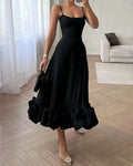 Festliches Midi-Kleid mit femininer Passform – Alessia