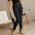 Damen-Cargo-Hose mit Taschen und elastischem Bund – Nora