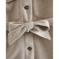 Elegant Wollmantel mit Gürtel für frische Tage – Dalia