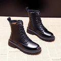 Lederstiefel mit Fleece-Innenfutter für Damen – Angelika