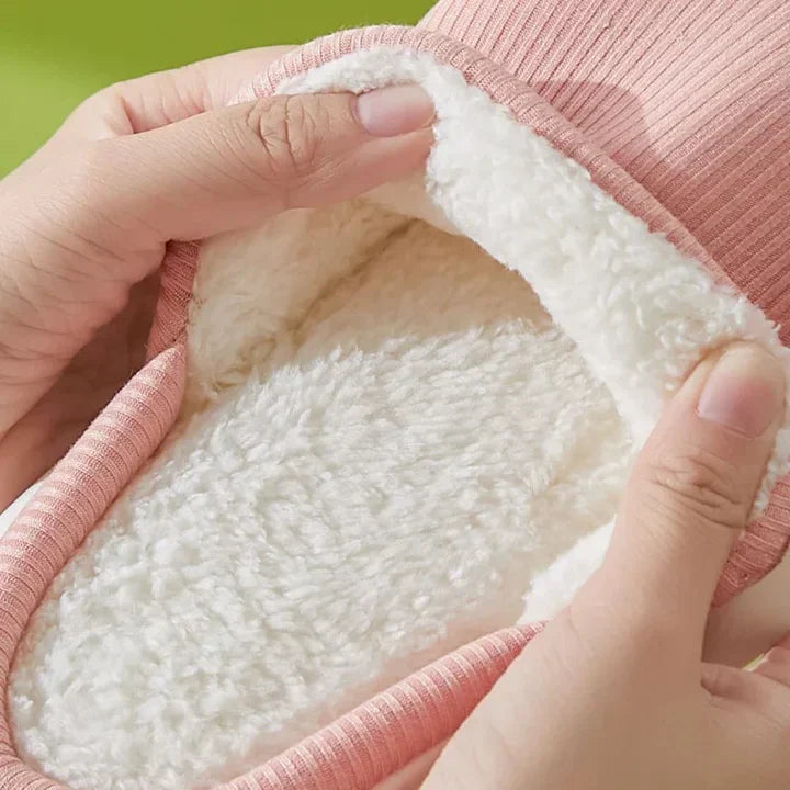 Warme Hausschuhe mit rutschfester Sohle für Damen – Lunessa