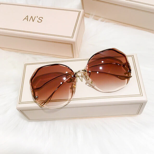 Sonnenbrille ohne Rand mit Farbverlauf & UV-Schutz – Lena