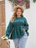 Elegantes Peplum-Top mit Volants – Sophia