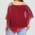 Lässiges Batwing-T-Shirt mit Bootsausschnitt – Amelie