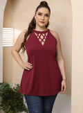 Luftiges Plus-Size Haltertop für den Sommer – Lea