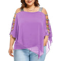 Lässiges Batwing-T-Shirt mit Bootsausschnitt – Amelie