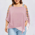 Lässiges Batwing-T-Shirt mit Bootsausschnitt – Amelie