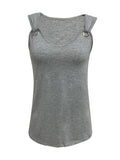 Ärmelloses Damen Top Sommer Elegant Stretch – Livaya