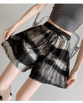 Batik-Shorts Damen High Waist & Weit – SummerGlow