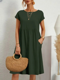 Leichtes Sommerkleid aus Baumwoll-Leinen – Isabella